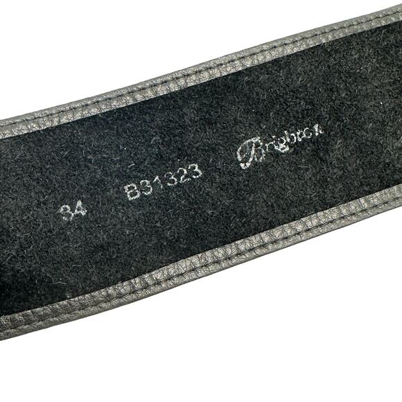 Brighton Black Leather Rose Buckle Belt main image 9
